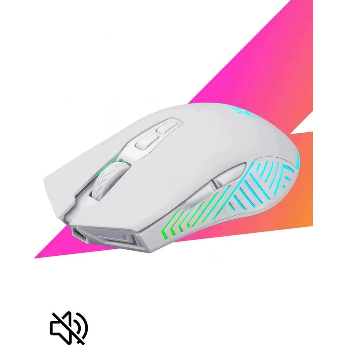 GAMING WIRELESS MOUSE FOR RGB GAMERS QUIET 6 BUTTONS 1200-3200DPI Manufacturer code MYSZ BEZPRZEWODOWA GAMINGOWA DLA GRACZY