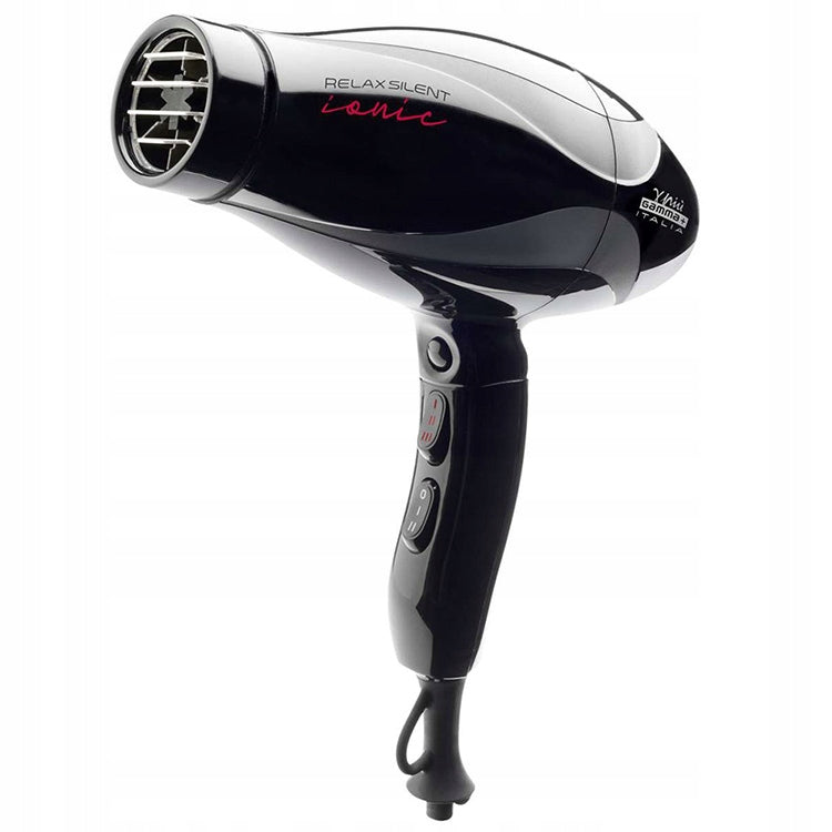GAMMA+ RELAX SILENT IONIC PROFESSIONAL HAIR DRYER BLACK 2100W