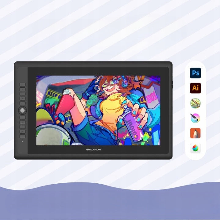 GAOMON PD156PRO Graphics Tablet 15,6" HD IPS 8192 Pressure Levels Pro Packaging status original