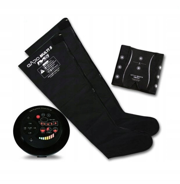 GAPO Leg Massagers Black Full Set Pressure Massager Made in Korea Manufacturer code ktv-12