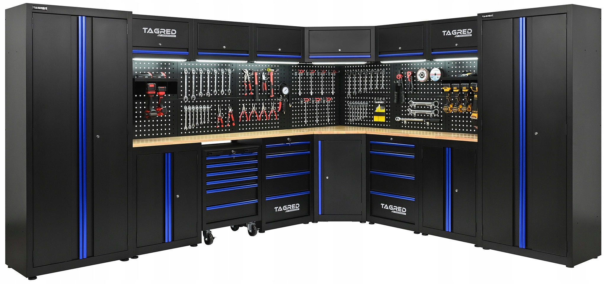 GARAGE FURNITURE CORNER FOR GARAGE WORKSHOP TOOL RACK