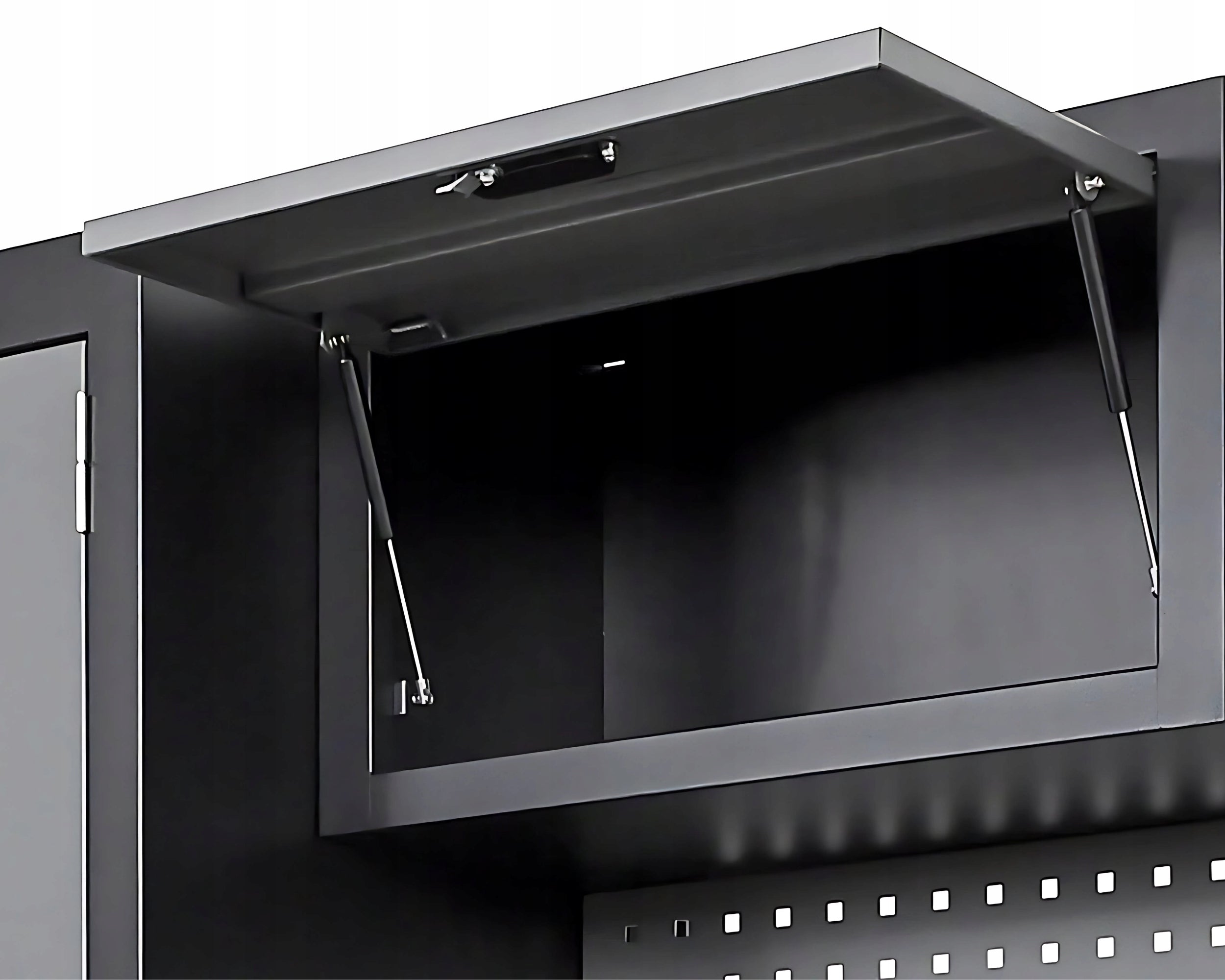 GARAGE FURNITURE WORKSHOP RACK TOOL CABINET WORKSHOP COUNTERTOP INOX 3D Product depth 46 cm