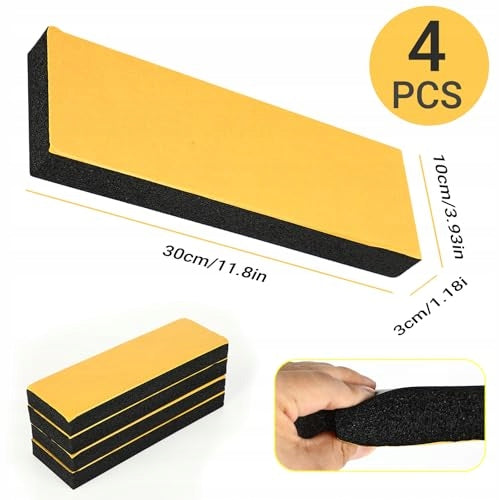 GARAGE WALL COVERS FOAM SELF ADHESIVE DOOR PROTECTION 4 PCS STEEL Manufacturer code Bez marki
