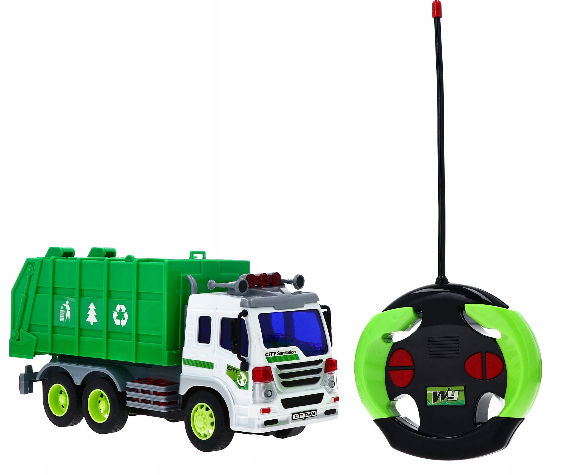 GARBAGE TRUCK LARGE CAR REMOTE CONTROLLED REMOTE CONTROL R/C WAGON GARBAGE TRUCK GIFT Manufacturer code DR TRUCK