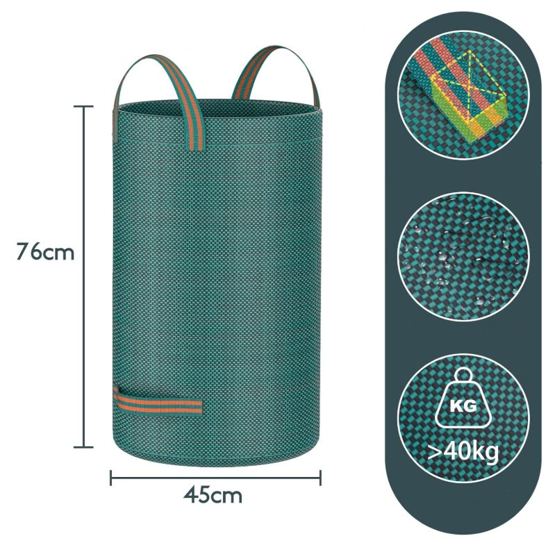 GARDEN BAG BASKET LEAF BAG GRASS WASTE WEEDS BRANCHES WOOD 120 Manufacturer code WOREK OGRODOWY TORBA NA LIŚCIE TRAWĘ P313