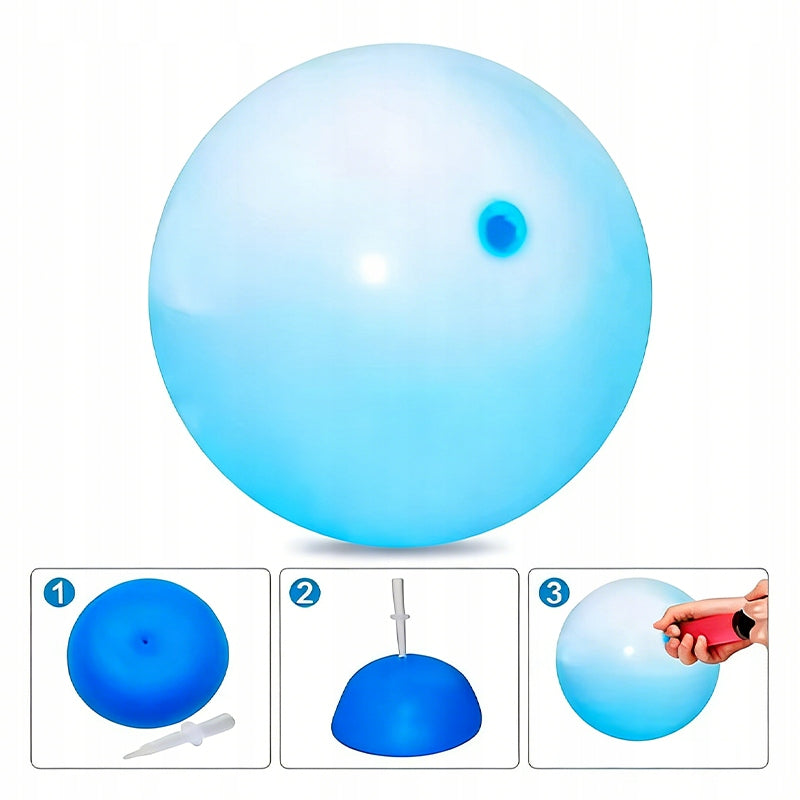 GARDEN BALL FOR PLAY 120cm XXXL Transparent TPR RUBBER Manufacturer code Tinkleo2275