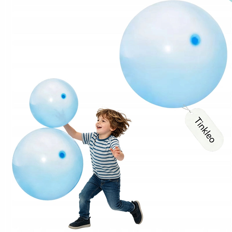 GARDEN BALL FOR PLAY 120cm XXXL Transparent TPR RUBBER Packaging status original