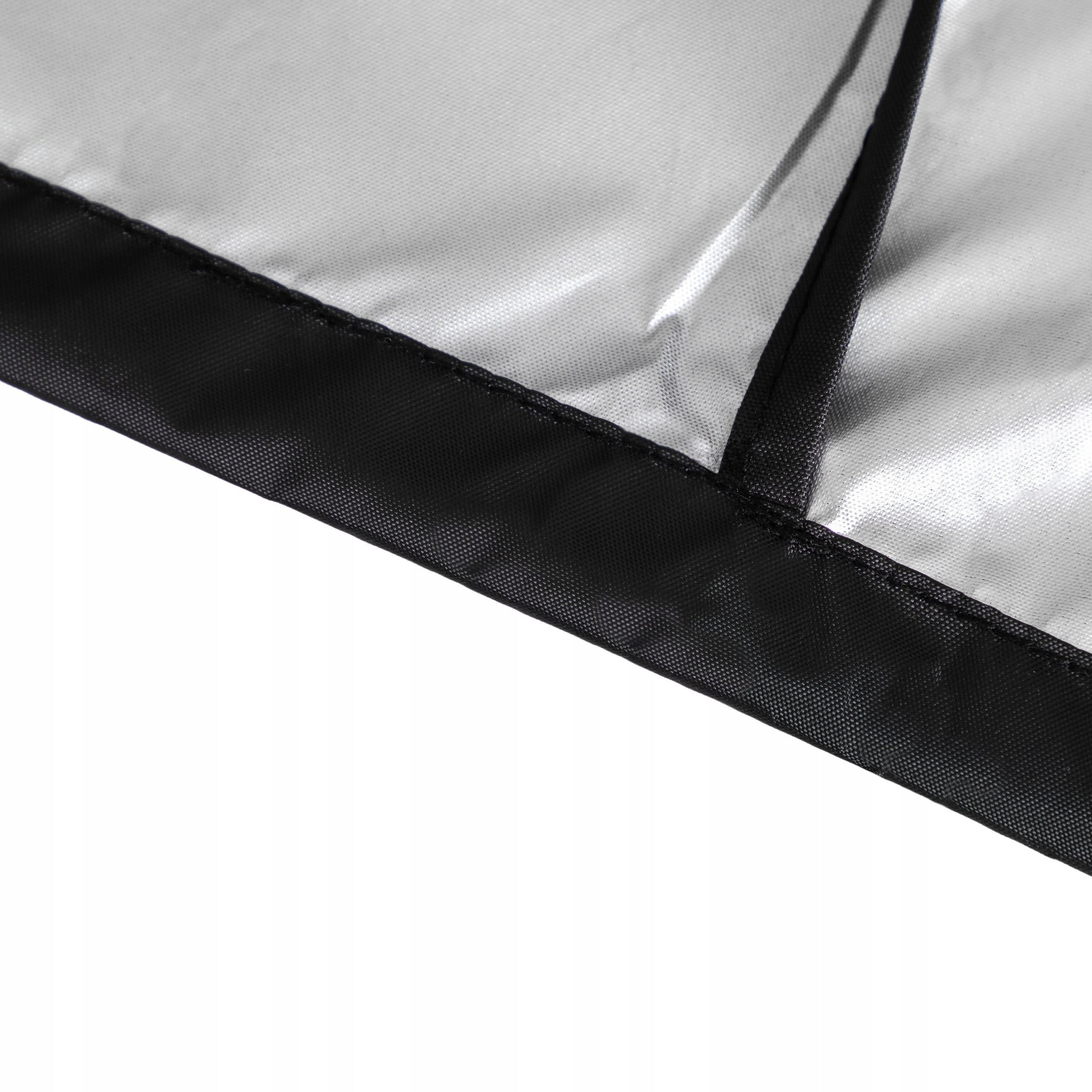 GARDEN BEDDING COVER Beach waterproof strong protector 200x75 cm Color black