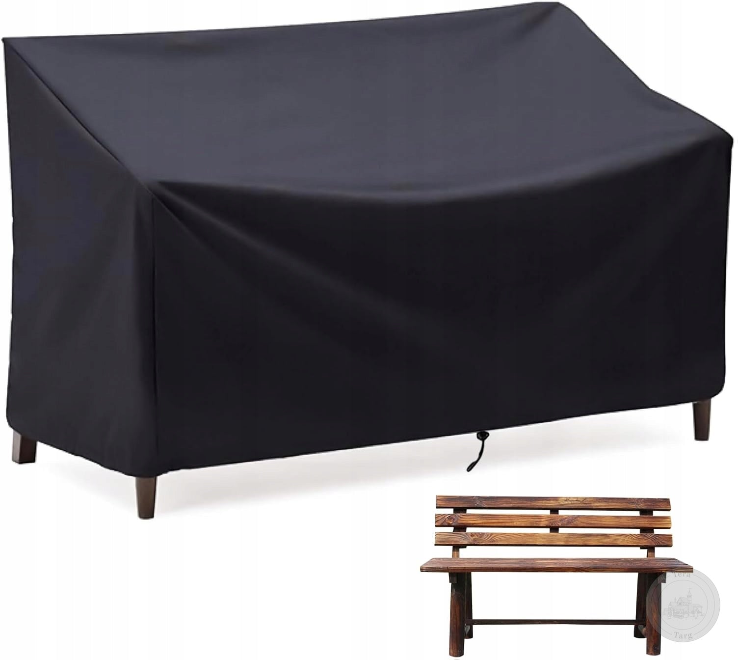 GARDEN BENCH COVER WATERPROOF VENTILATION 190cm YEAR-ROUND PROTECTION