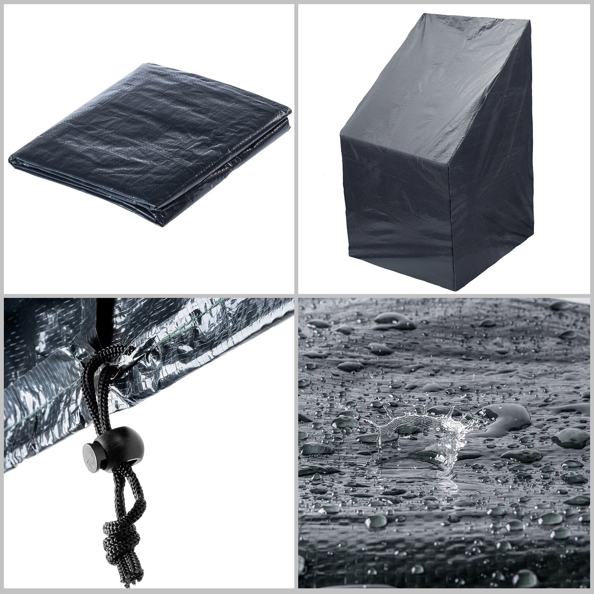 GARDEN CHAIR COVER CHAIR TARPAULIN PROTECTIVE CASE WATERPROOF Product width 65 cm