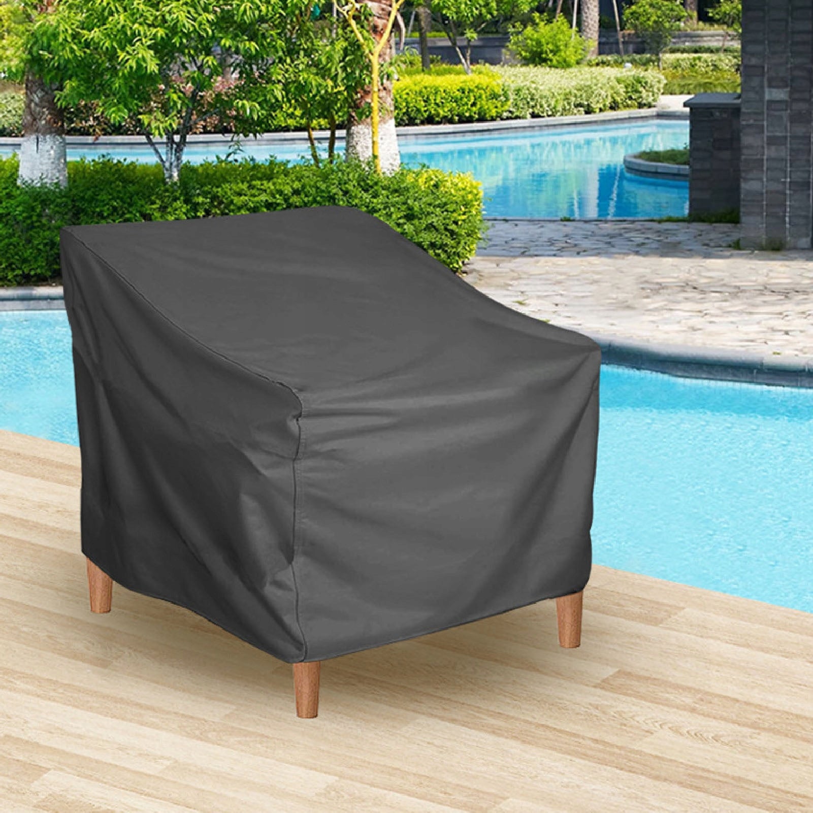 GARDEN CHAIR COVER WATERPROOF AND DUSTPROOF 80x85x91.5 CM Manufacturer no brand
