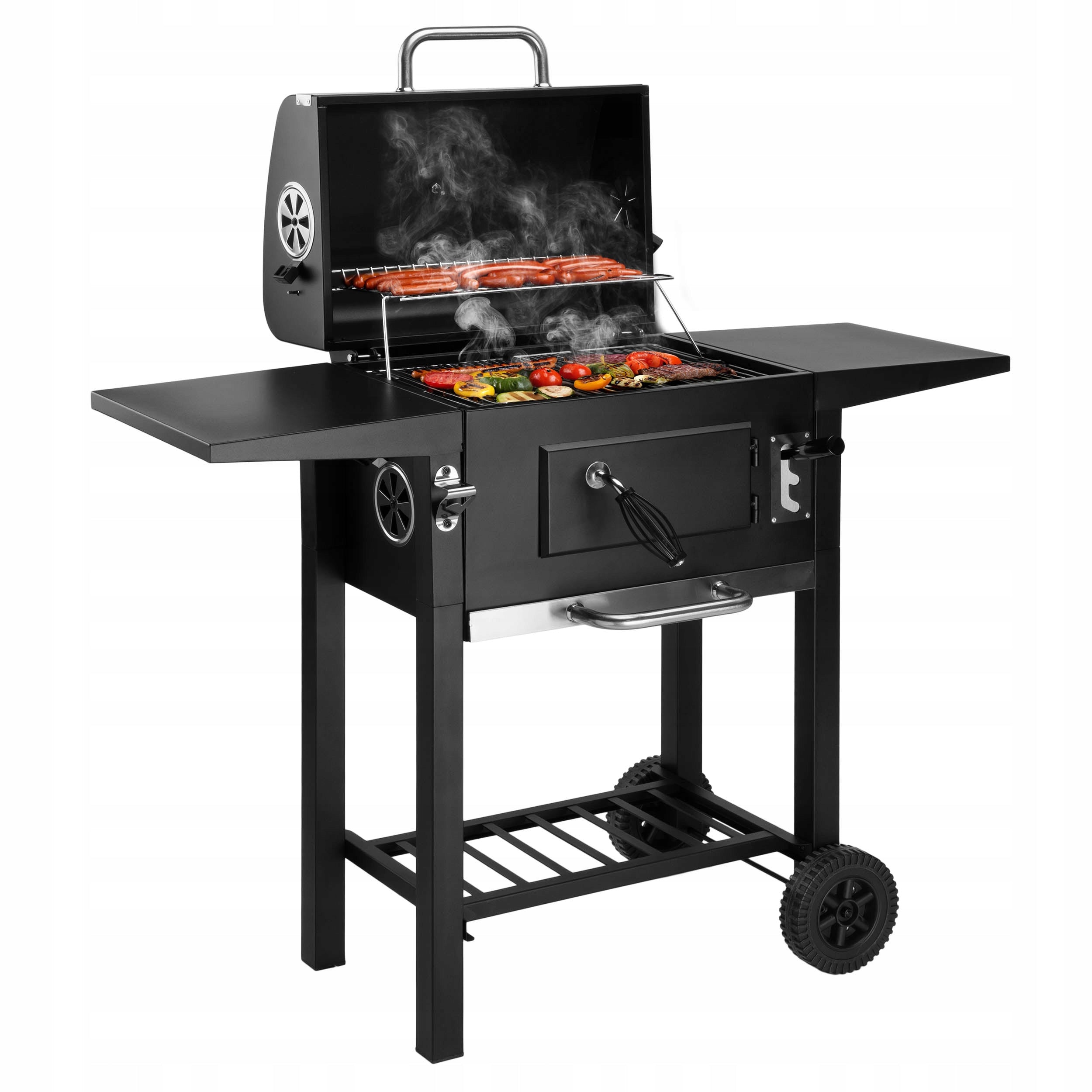 GARDEN CHARCOAL GRILL 2 x GRATE ASHTRAY COVER THERMOMETER BBQ Chef XXL Manufacturer code GG700