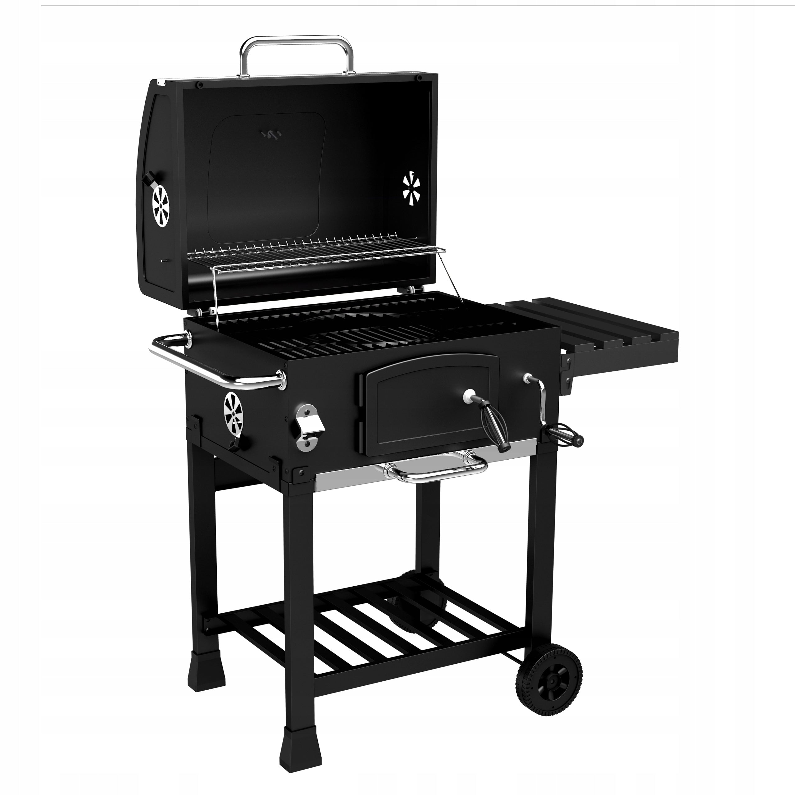 GARDEN CHARCOAL GRILL Koler Ember ch1 Cast Iron Grate Plate Stone for Pizza Grill height 105 cm