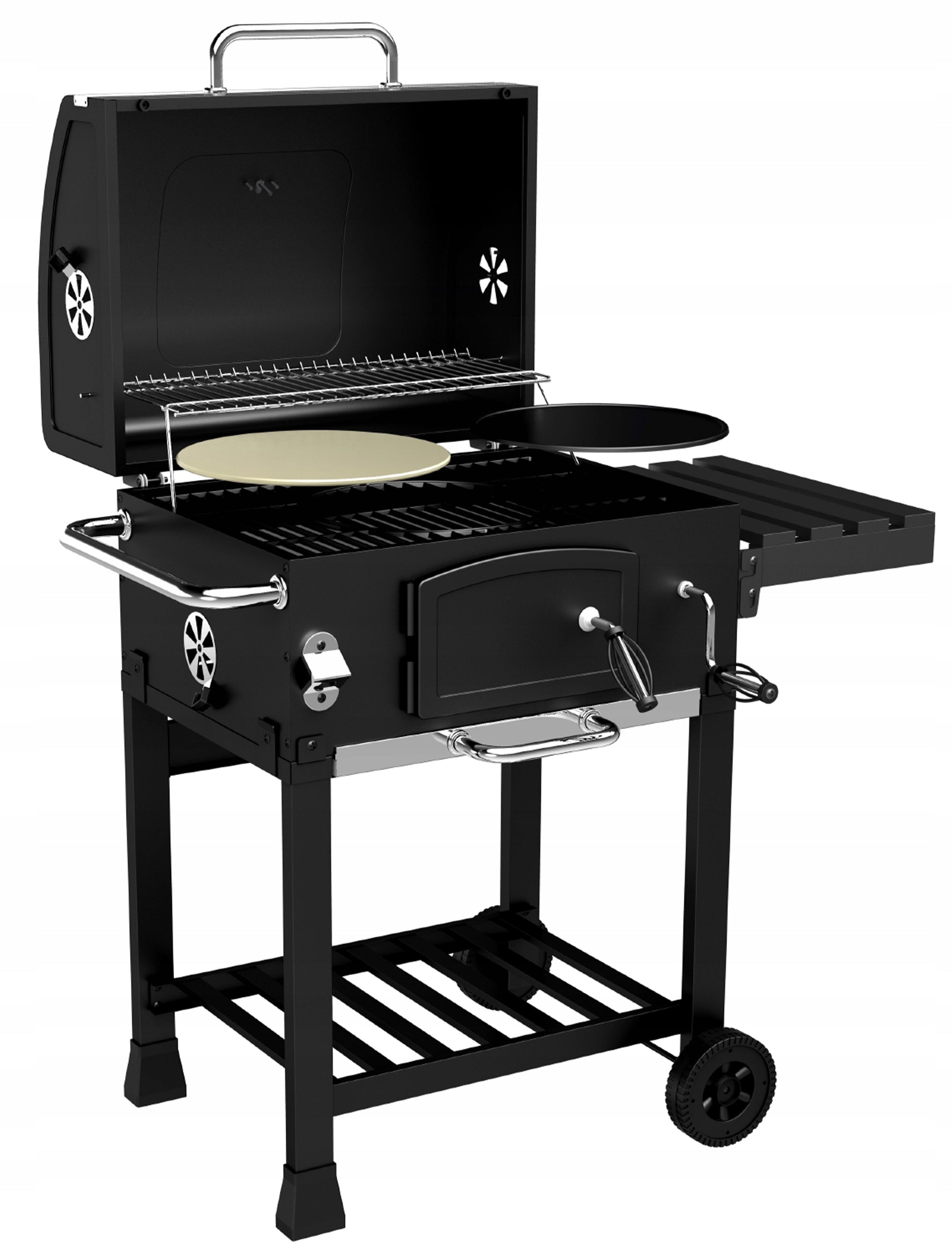 GARDEN CHARCOAL GRILL Koler Ember ch1 Cast Iron Grate Plate Stone for Pizza Manufacturer KÖLER