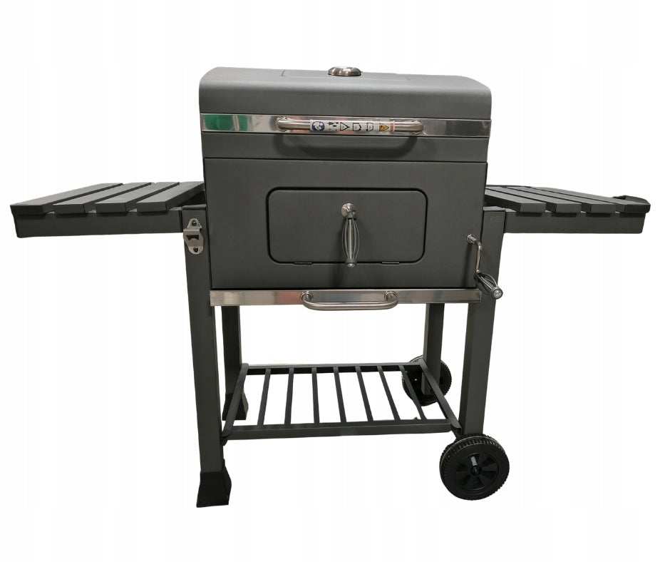 GARDEN CHARCOAL GRILL STARK F60 XXL THICK SHEET CLOSED 56 x 42 Grill depth 65 cm