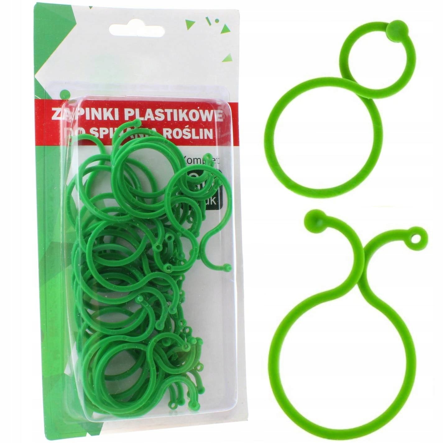 GARDEN CLASPS 30 PIECES CLIPS FOR TYING FLOWER PLANT STEMS