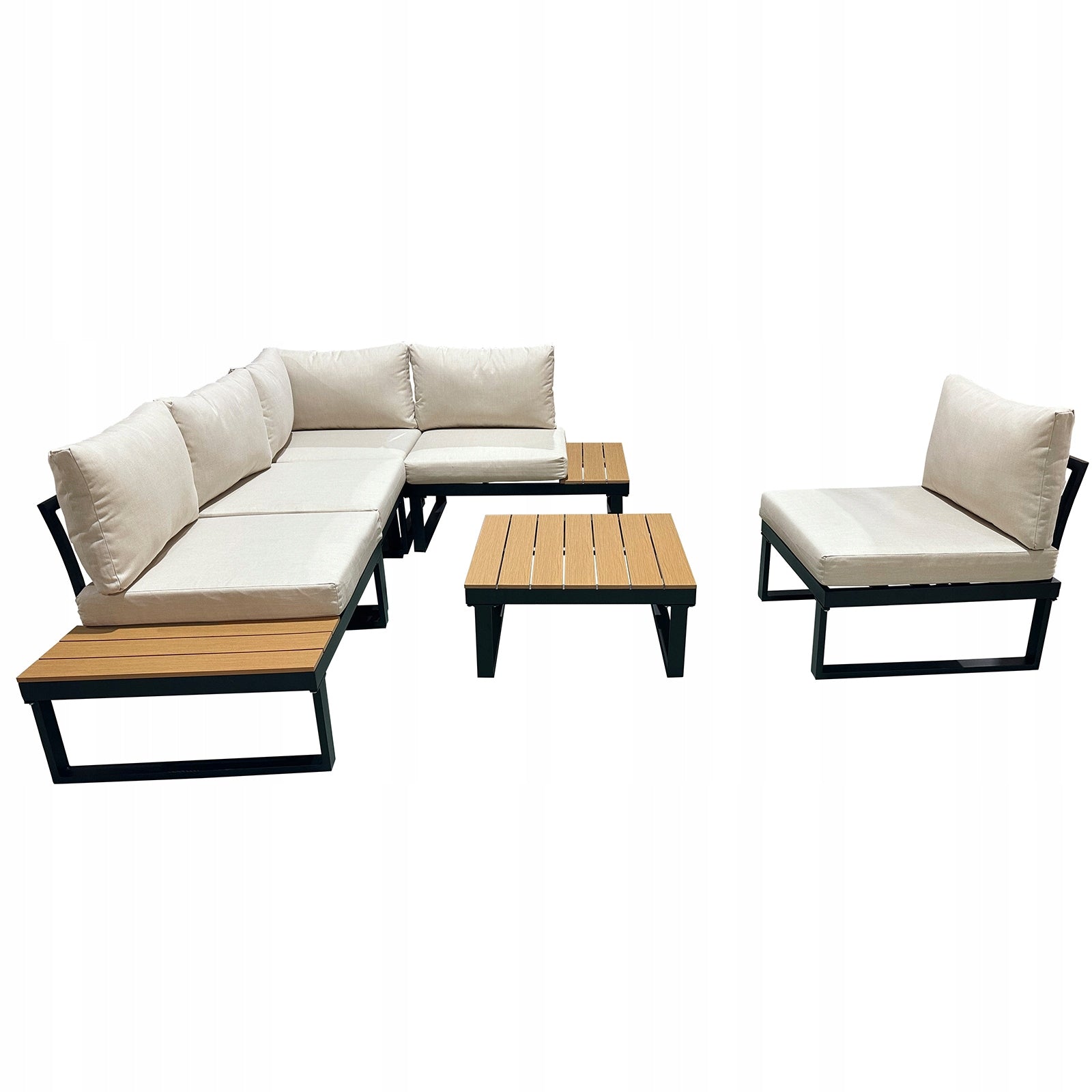 GARDEN CORNER GARDEN FURNITURE SET FOR TERRACE FOX BEIGE Manufacturer no brand