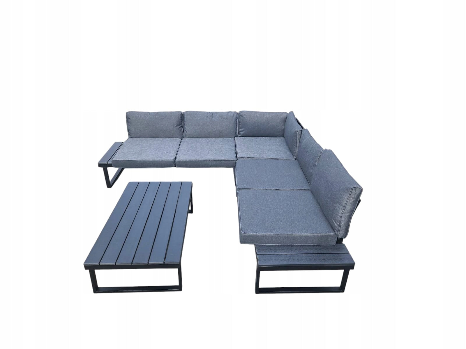 GARDEN CORNER with table XL SEATING SET ANTHRACITE TABLE SET Manufacturer HDM