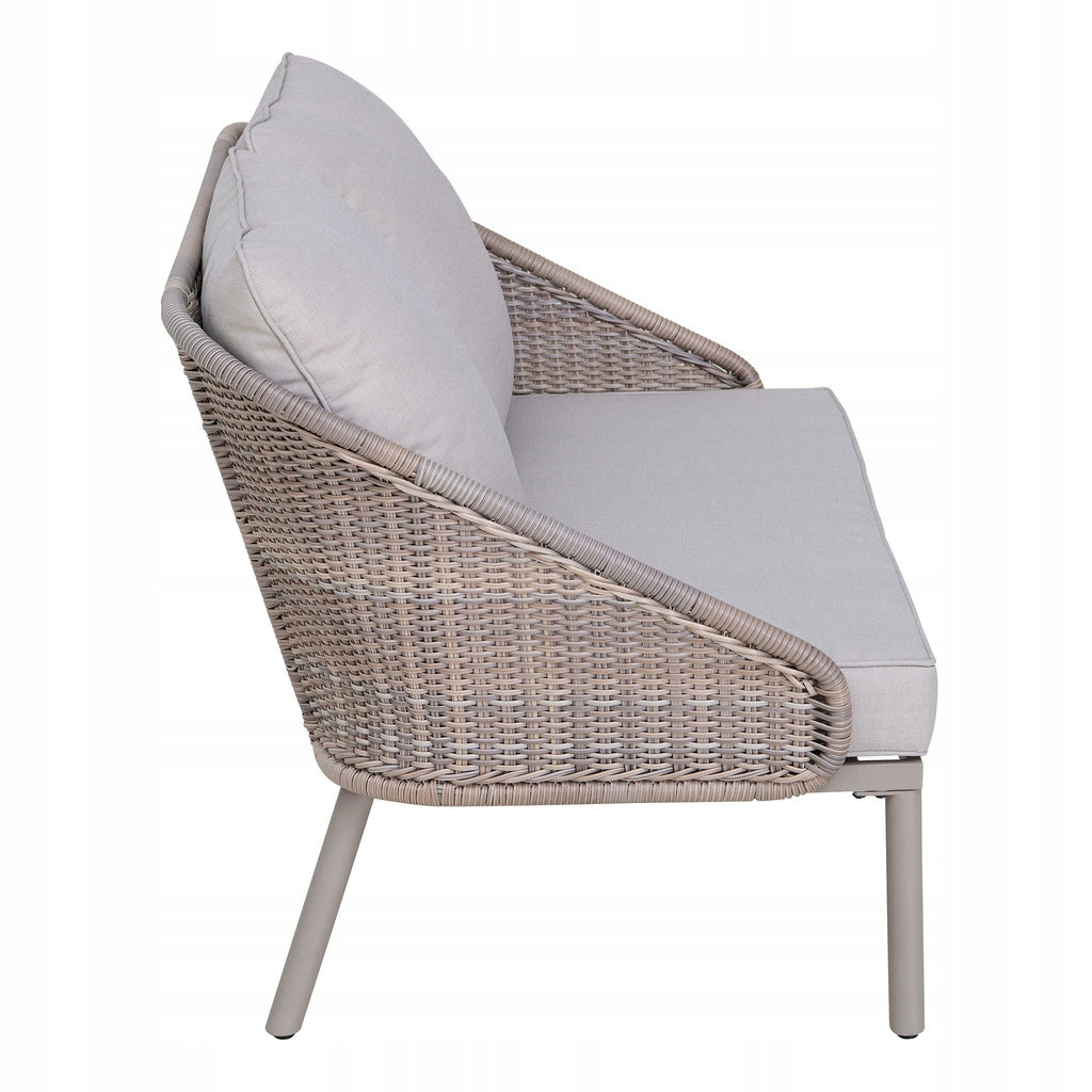GARDEN COUCH GREY SOFA BED SUNWAY WITH POLYRATTAN TABLE Manufacturer code A207014600
