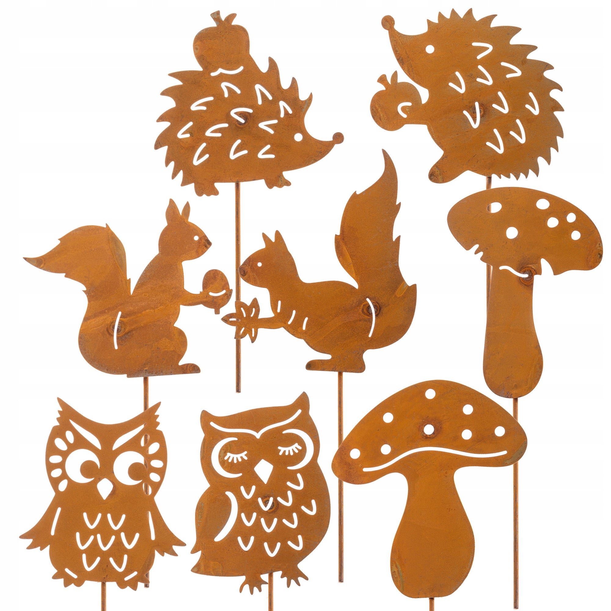 GARDEN DECORATION LAS CORTEN 21,5cm STEEL DECORATION FOR GARDEN RUST KORTEN Manufacturer Kadax