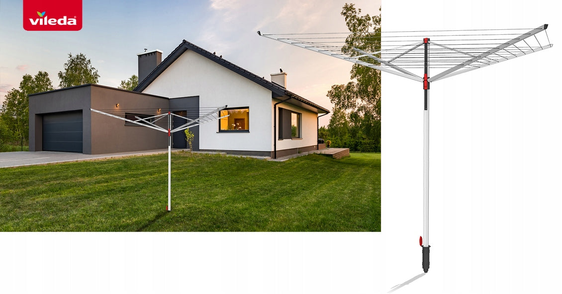 GARDEN DRYER FOR LAUNDRY LARGE XL 50 METERS LINES VILEDA SUN LIFT SET EAN (GTIN) 05904134482976