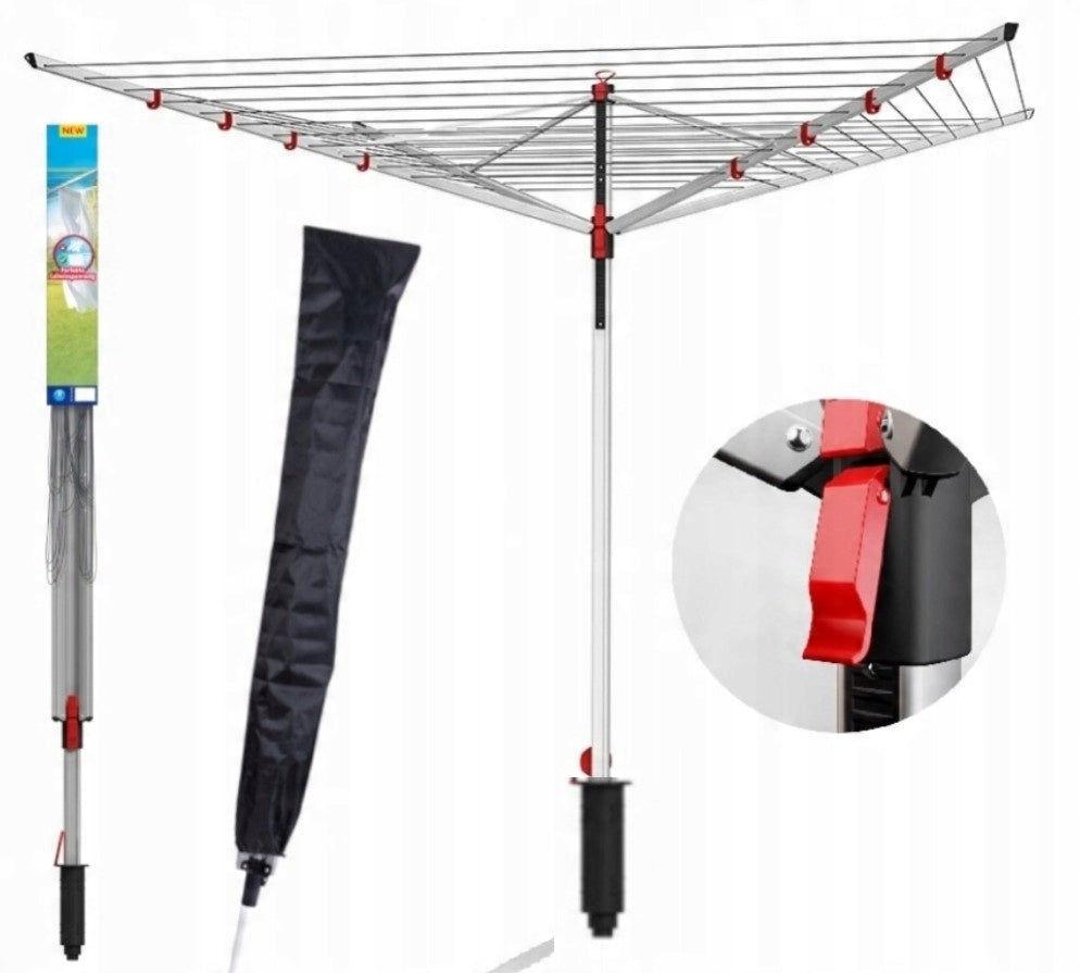 GARDEN DRYER FOR LAUNDRY LARGE XL 50 METERS LINES VILEDA SUN LIFT SET