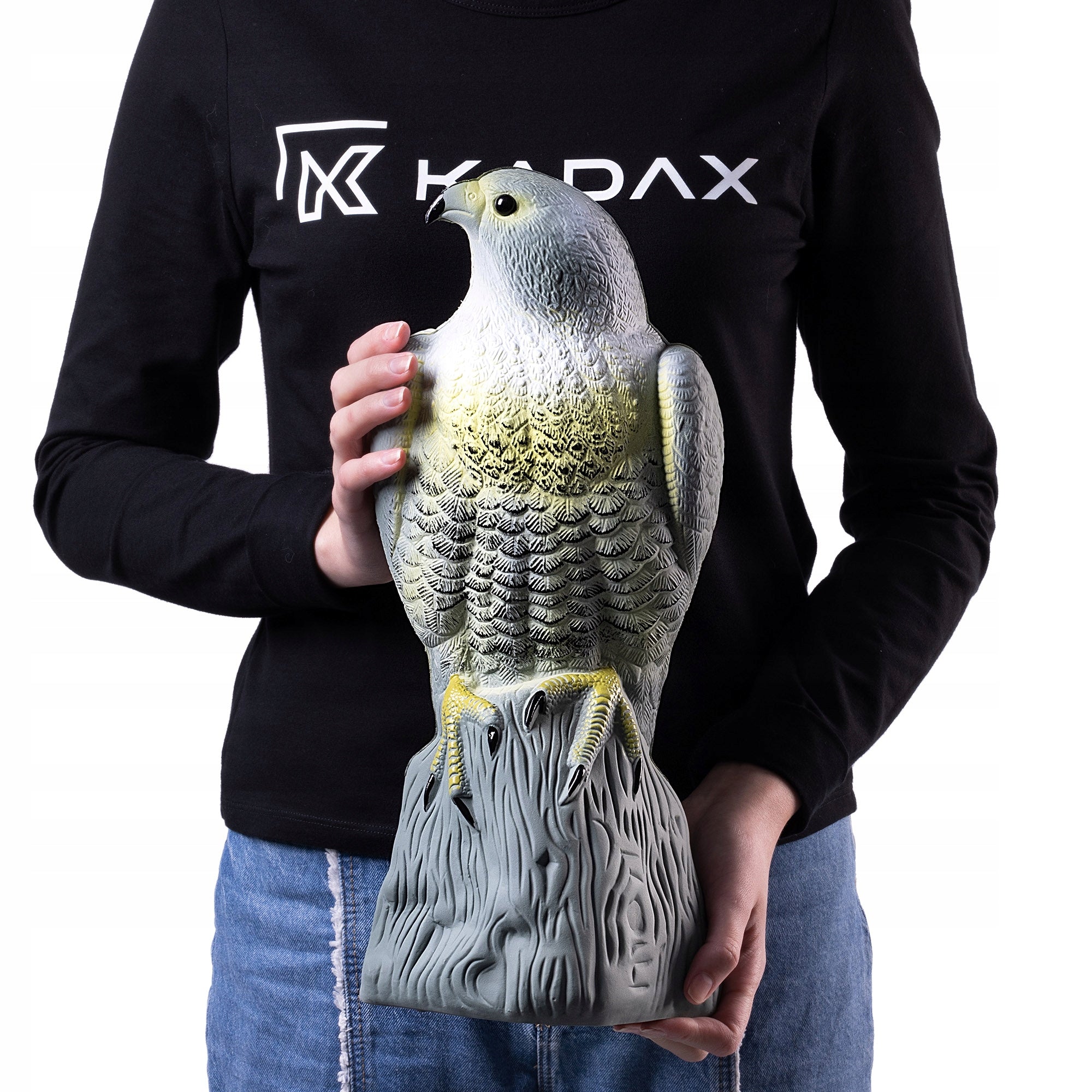 GARDEN FIGURE FIGURINE DECORATION FOR GARDEN LARGE FALCON FOR GIFT Brand Kadax