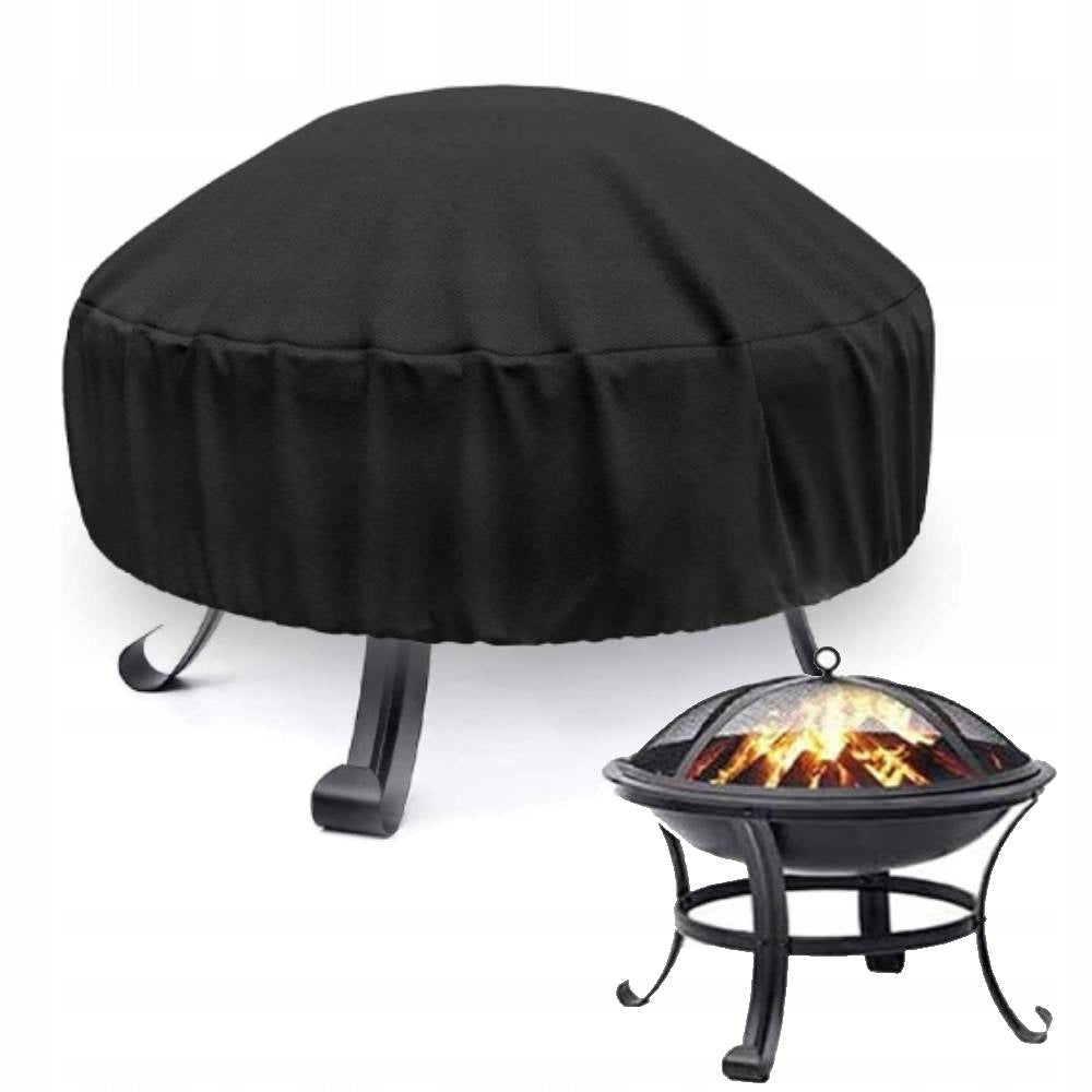 GARDEN FIRE PIT COVER ROUND GRILL WATERPROOF LARGE 85x40 COVER