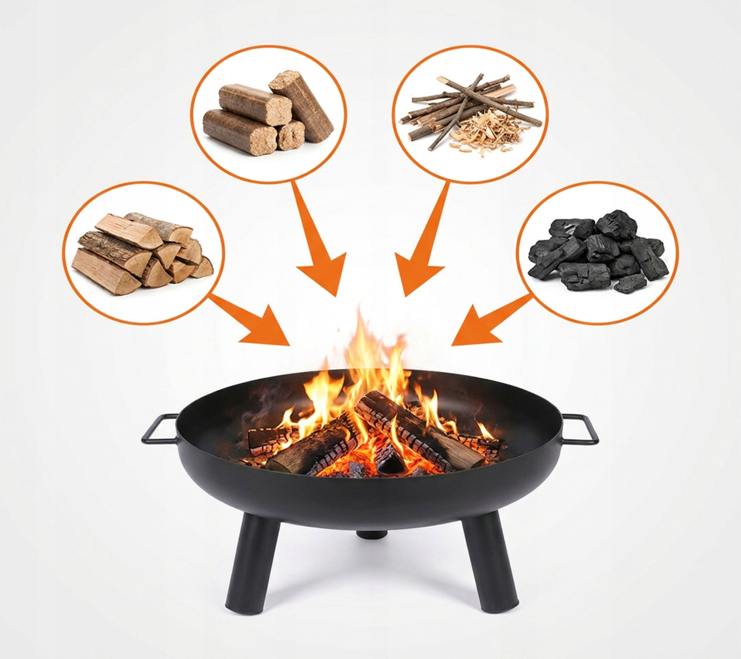 GARDEN FIRE PIT GRILL BOILER STEEL THICK SHEET 2 mm Weight 7 kg
