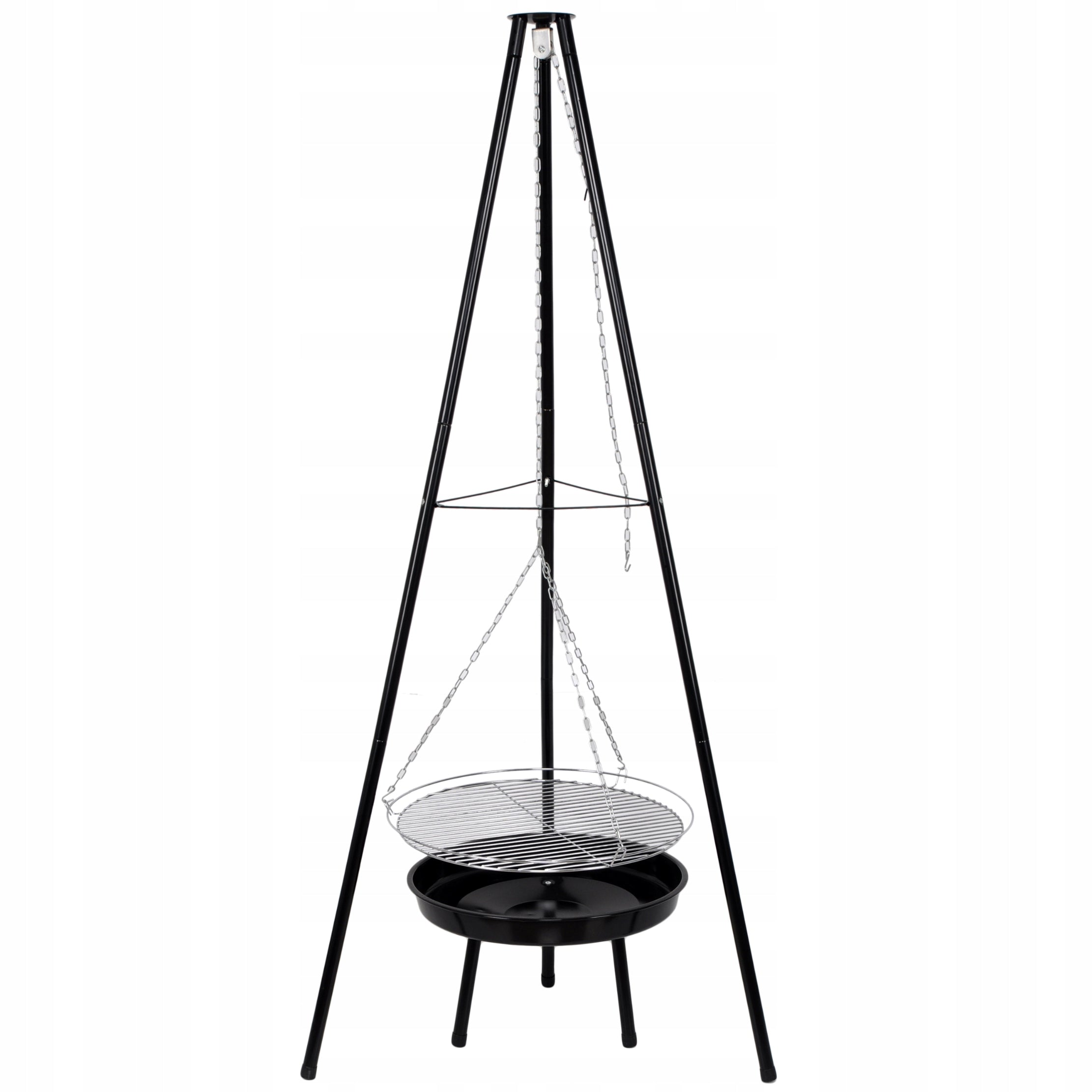 GARDEN FIREPLACE 2in1 FIREPLACE GRILL GRATE TRIPOD Grill height 131 cm