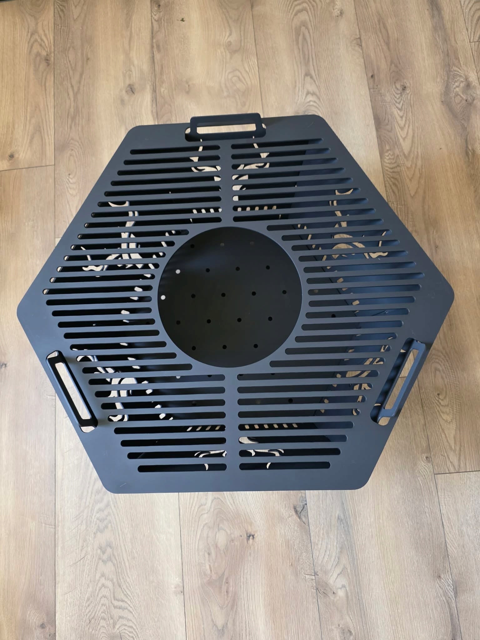GARDEN FIREPLACE DEER WITH GRATE 2in1 FOLDING STEEL 3MM POLISH PRODUCT Manufacturer no brand
