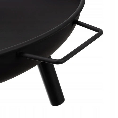 GARDEN FIREPLACE FOR FIREPLACE GRILL CAULDRON STEEL BLACK Manufacturer Iso Trade