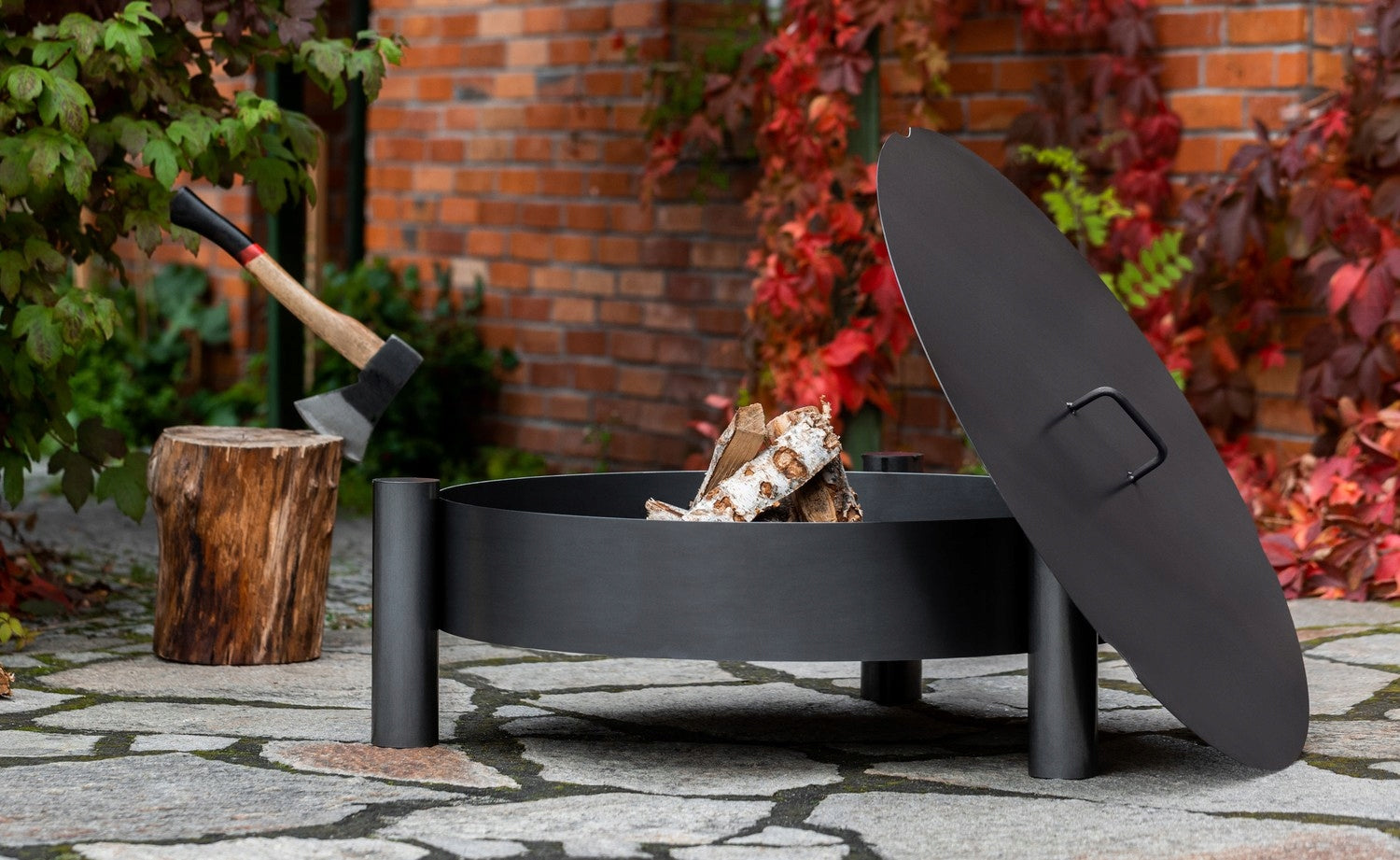 GARDEN FIREPLACE HAITI 80CM FOR FIREPLACE + COVER Manufacturer code Z111238.111305
