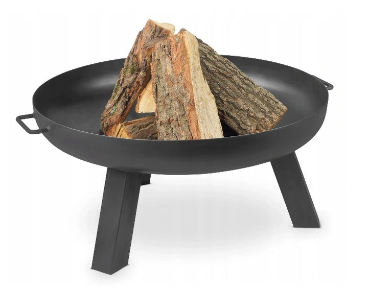 GARDEN FIREPLACE LARGE WITH HANDLES FOR FIREPLACE GRILL STEEL BOILER Packaging status original