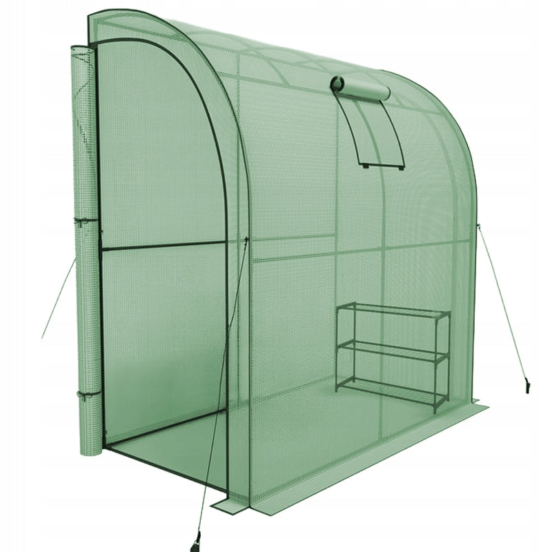 GARDEN FOIL TUNNEL GREENHOUSE UV-4 FOIL FOR TOMATOES Product height 210 cm
