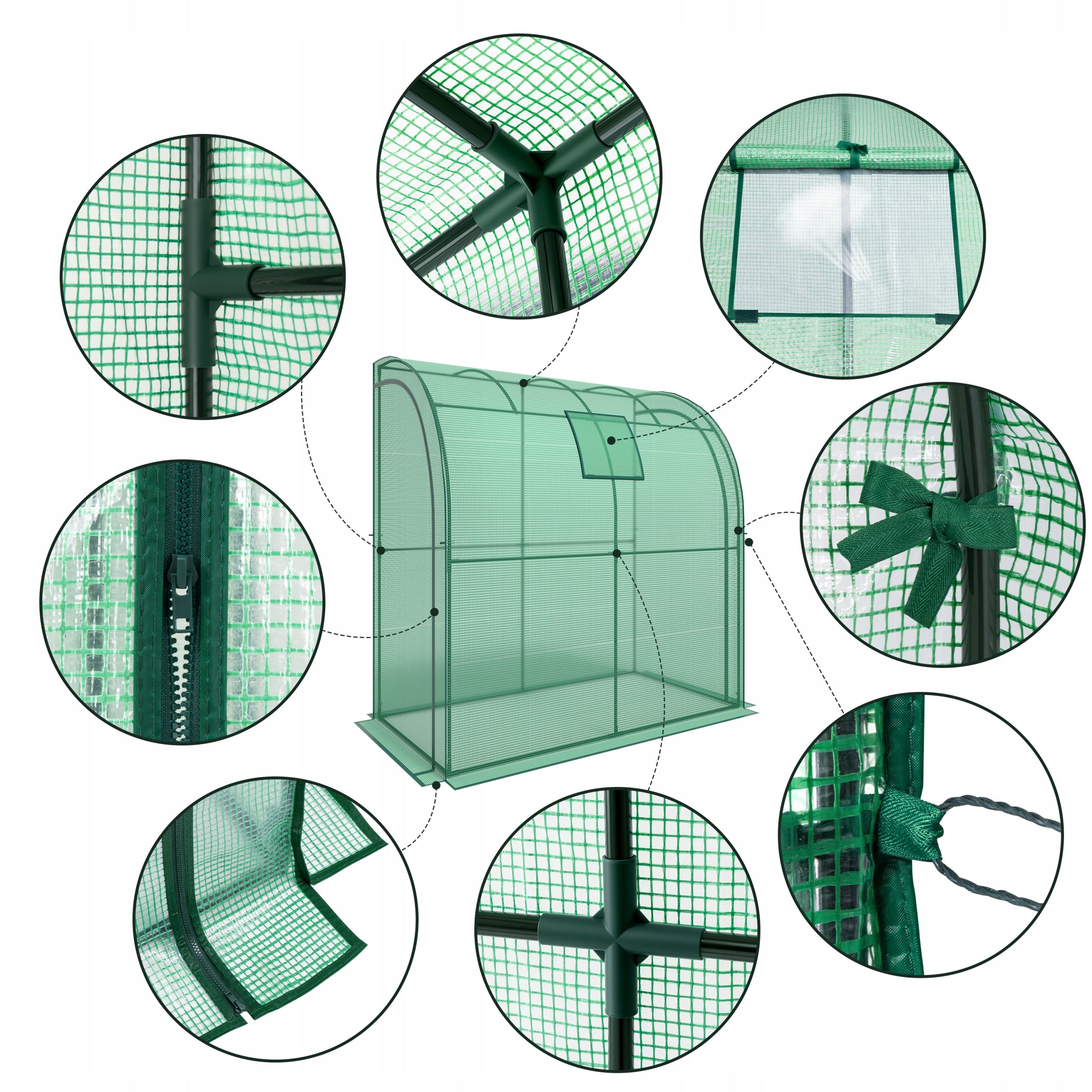GARDEN FOIL TUNNEL GREENHOUSE UV-4 FOIL FOR TOMATOES Width 1 m