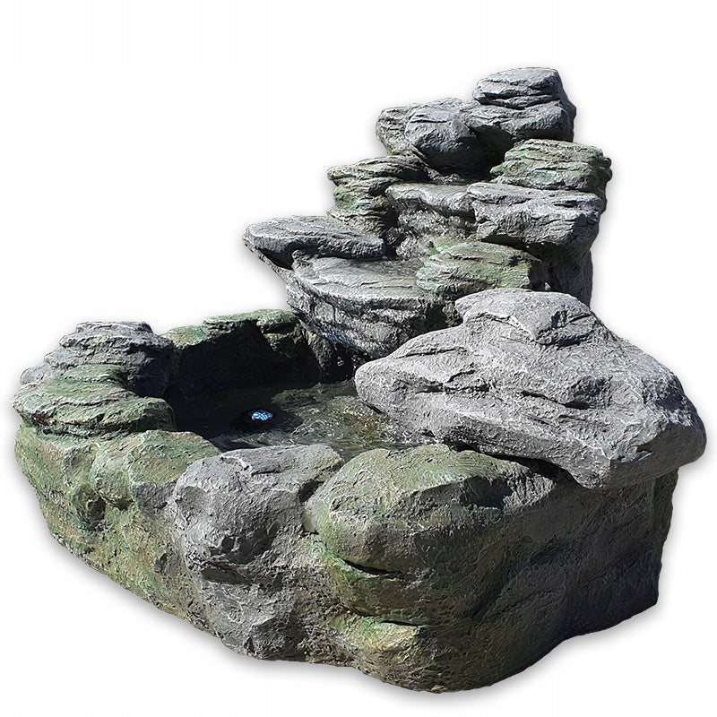 GARDEN FOUNTAIN POND WITH LED LIGHTING