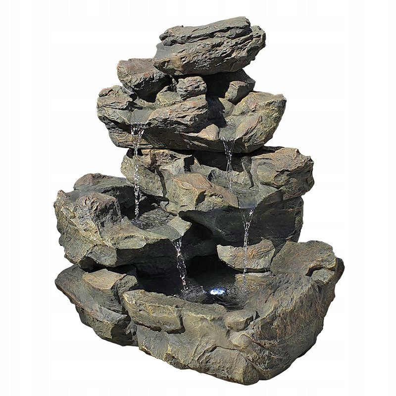 GARDEN FOUNTAIN WITH LED LIGHTING + PUMP