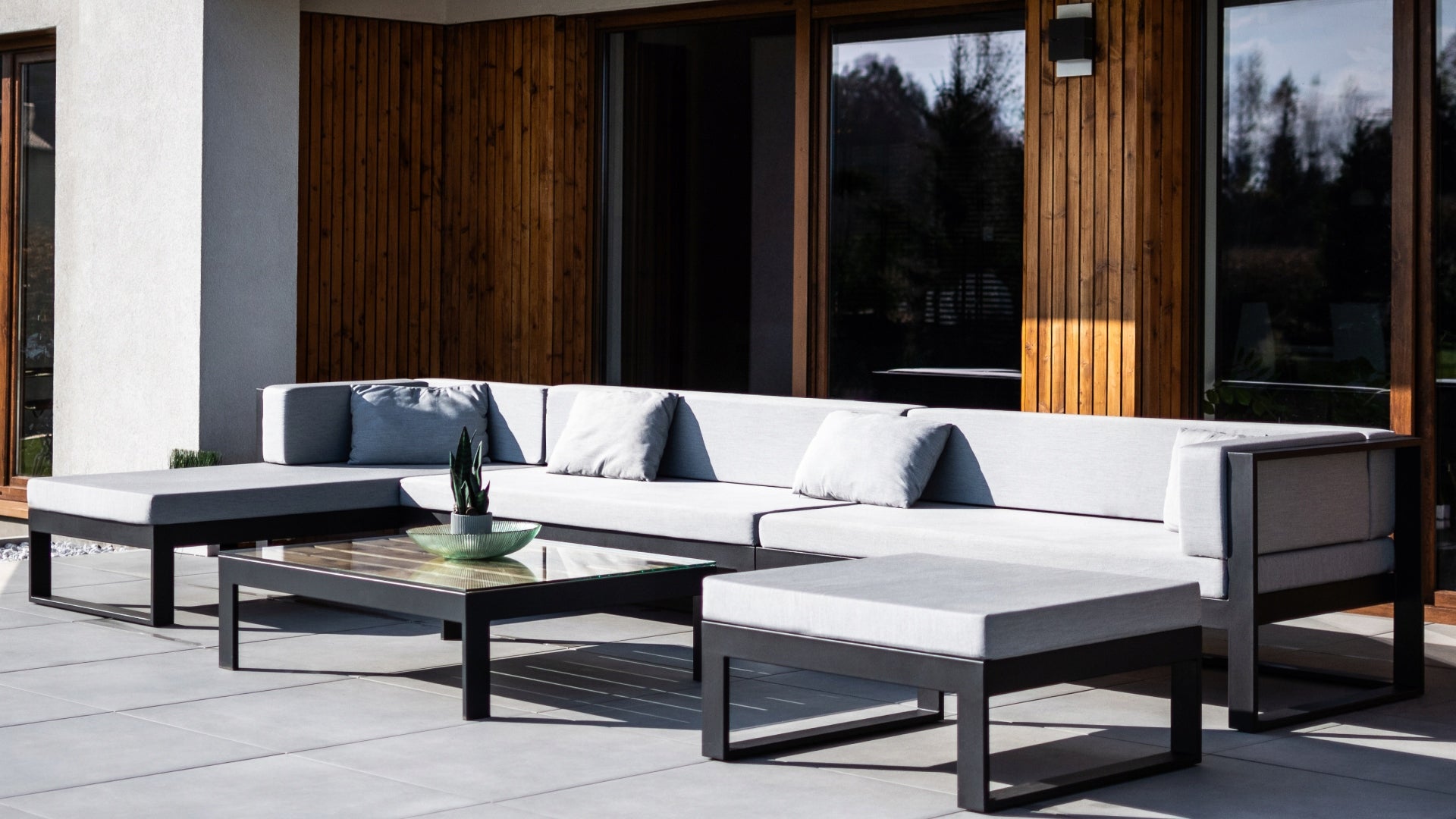 GARDEN FURNITURE BARCELONA GREY - MAY PRICE ! Main material metal