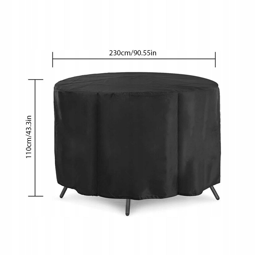 GARDEN FURNITURE COVER 210D OXFORD 230X110CM WATERPROOF ROUND Manufacturer no brand