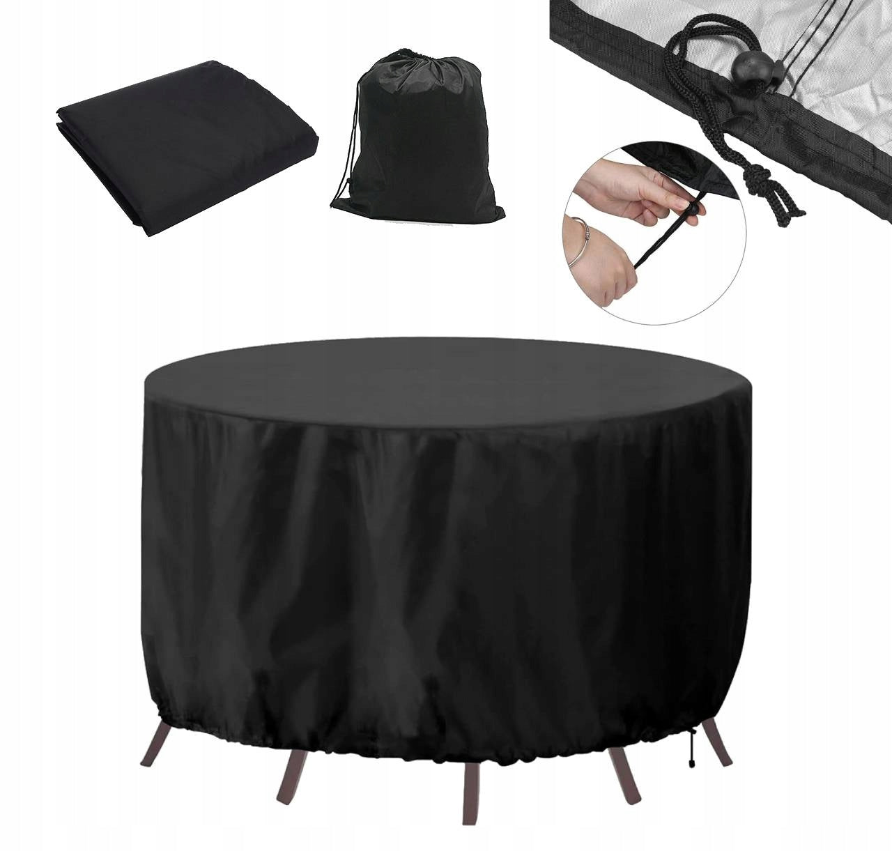 GARDEN FURNITURE COVER 210D OXFORD 230X110CM WATERPROOF ROUND