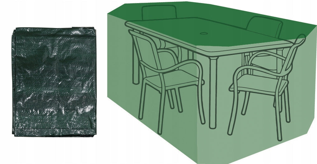 GARDEN FURNITURE COVER FLO 215x173x89 cm PE 90 g/m² WITH DRAWSTRING