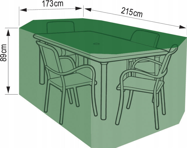 GARDEN FURNITURE COVER FLO 215x173x89 cm PE UV WATERPROOF Kind For Table