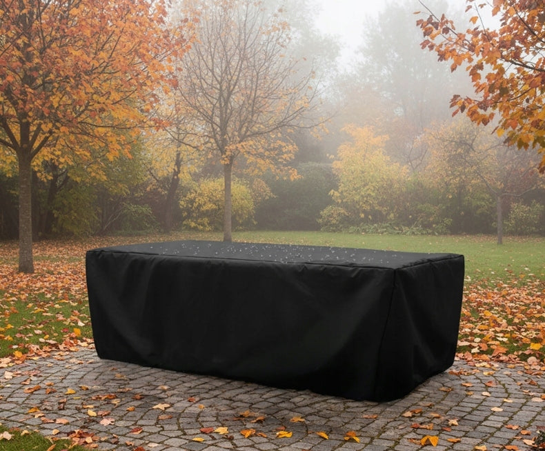 GARDEN FURNITURE COVER GARDEN TABLE 250x210x90 waterproof black Length 250.01 cm