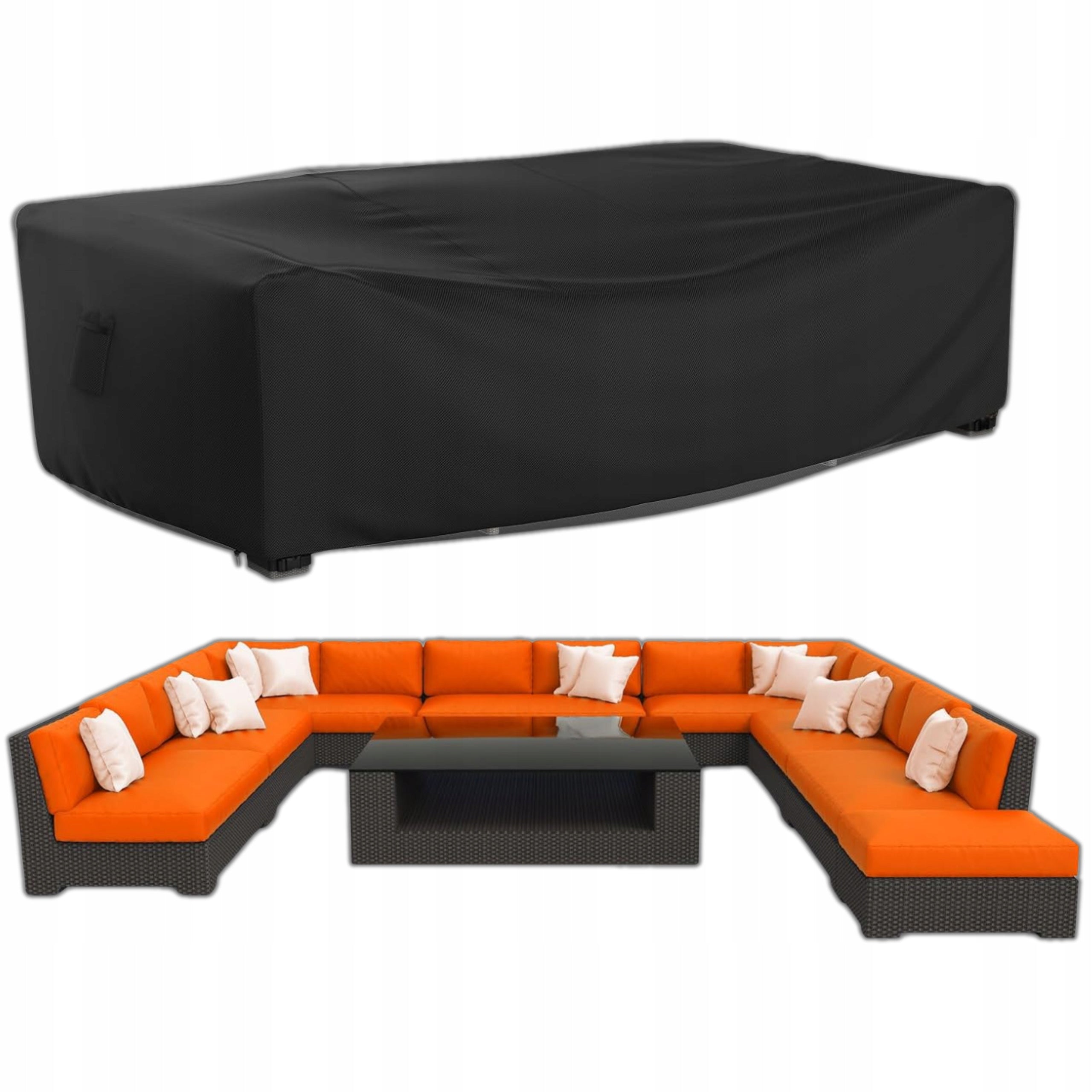 GARDEN FURNITURE COVER GARDEN TARPAULIN WATERPROOF 300x250cm