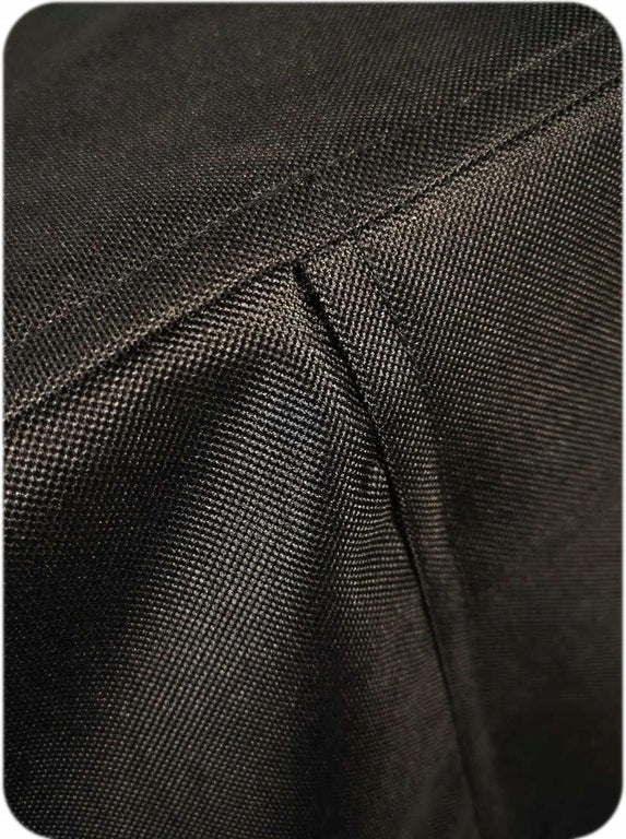 GARDEN FURNITURE COVER TABLE 150x90x75 BLACK Product width 90 cm