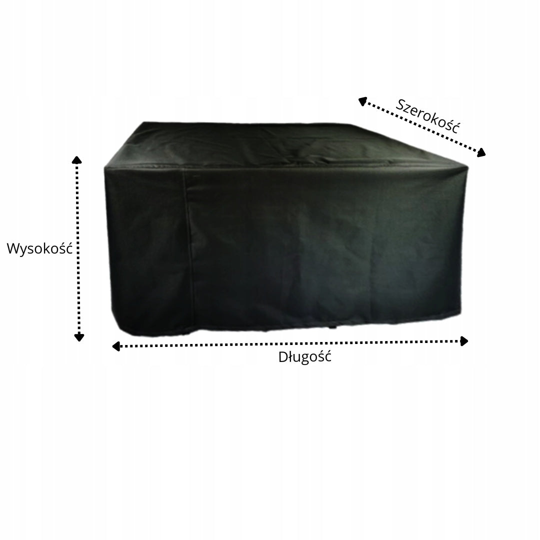 GARDEN FURNITURE COVER TABLE 240x180x80 BLACK Kind for set