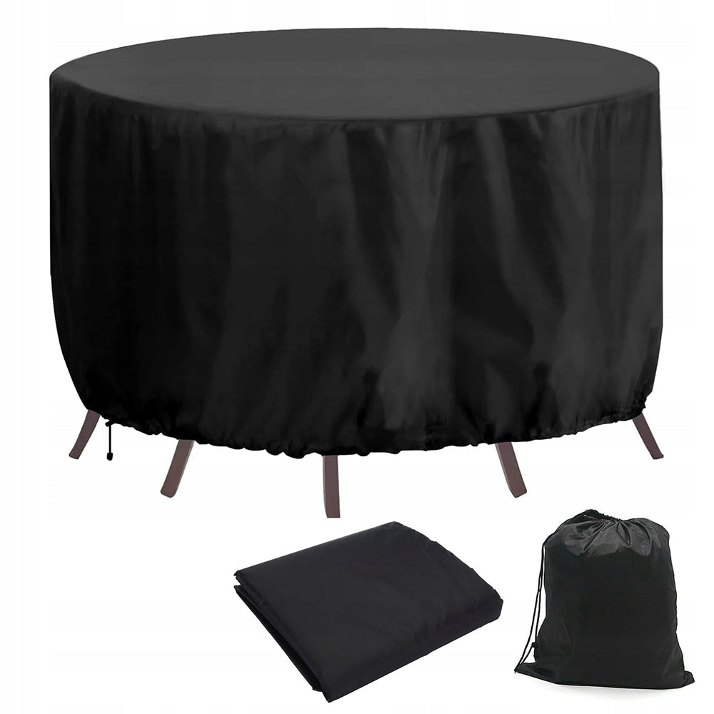 GARDEN FURNITURE COVER TABLE ARMCHAIR CHAIR WATERPROOF ROUND 230x110