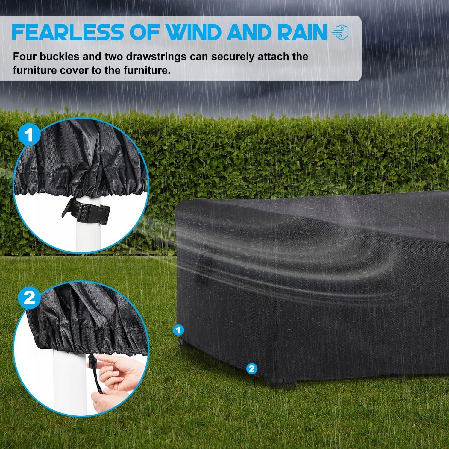 GARDEN FURNITURE COVER WATERPROOF 300 x 250 x 100 cm EAN (GTIN) 0090912456712