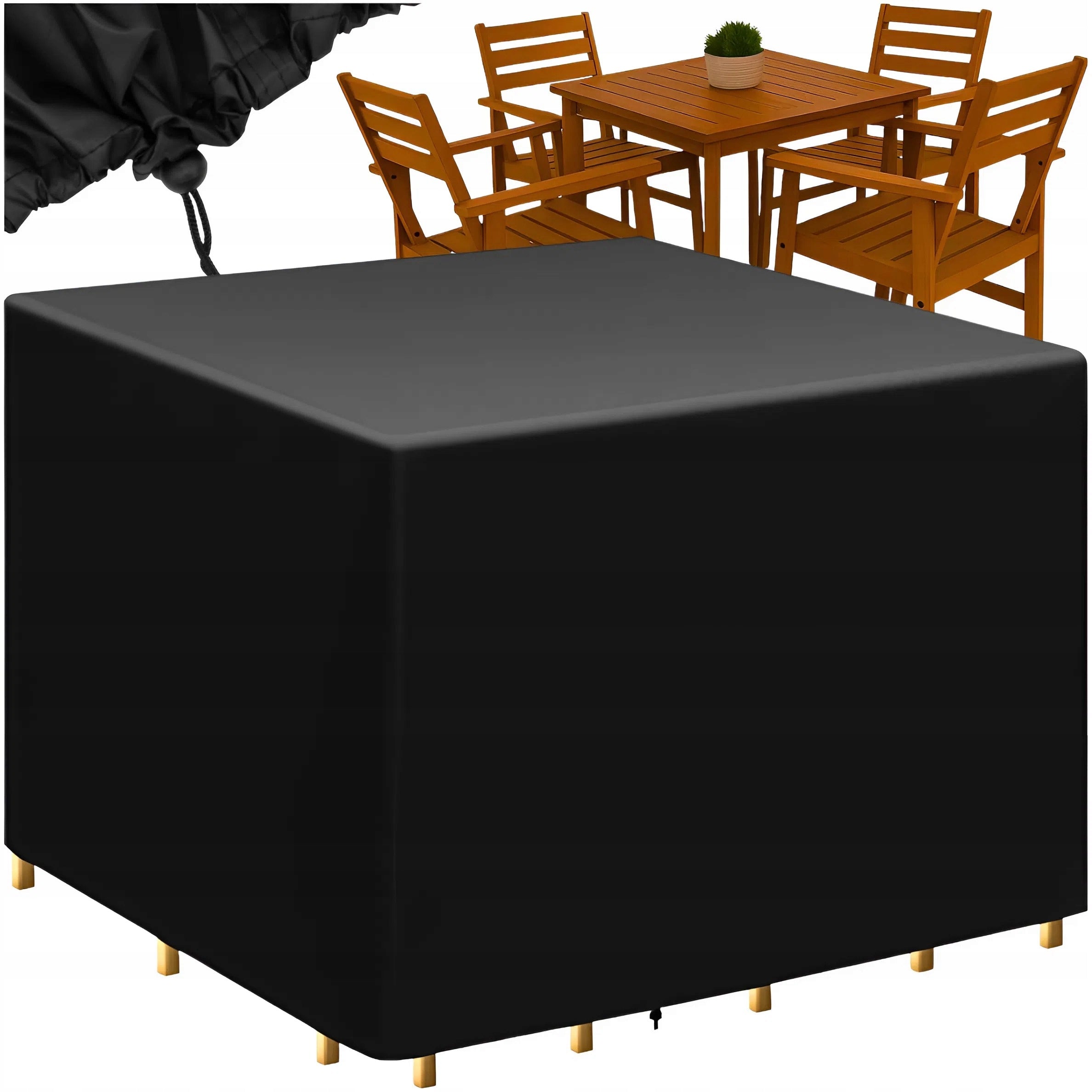 GARDEN FURNITURE COVER WATERPROOF STRONG DURABLE GARDEN 140X140X90CM